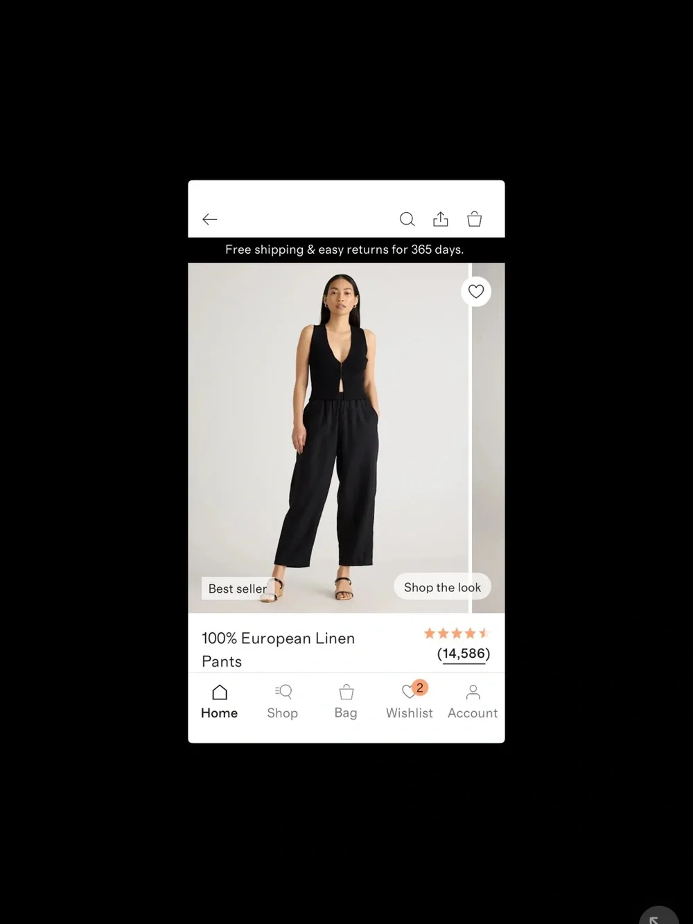 Quince European linen pants